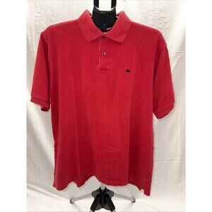 Men’s Burberry Polo Sz XL Red Classic Logo